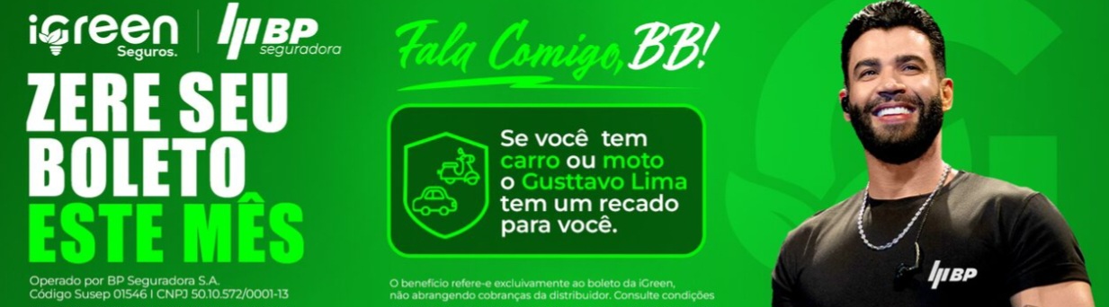 Cashback Especial iGreen — Zere seu boleto