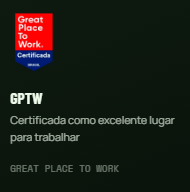 GPTW — certificada como excelente lugar para trabalhar
